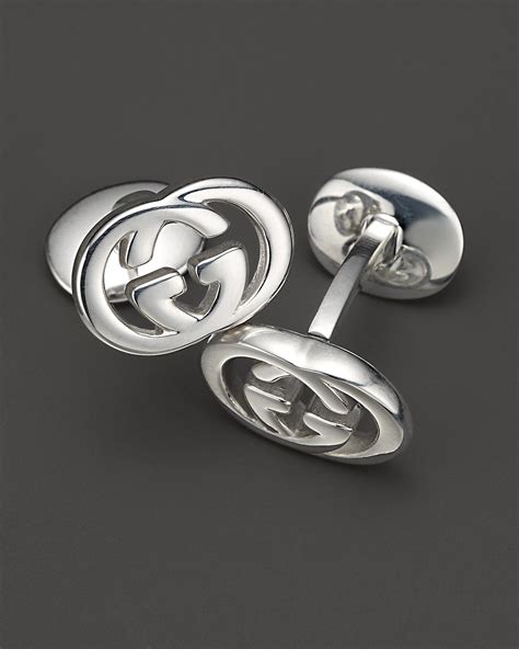 gucci silver cuff|gucci cufflinks sale.